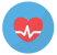 Cardiovascular health icon